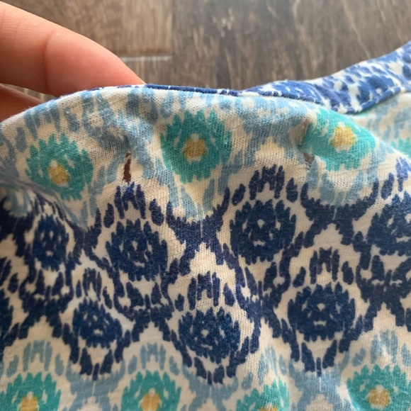 DONATED Lucky Brand Patterned Top Sz S - Picture 5 of 6
